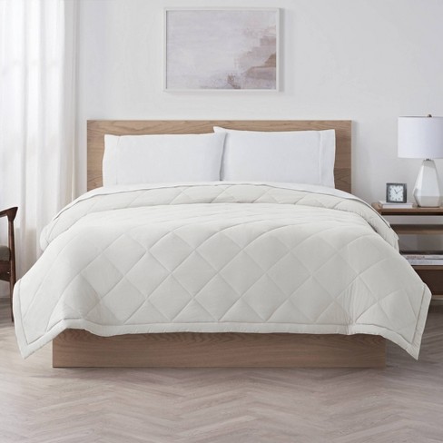 Serta Full queen Supersoft Bed Blanket Off White Target