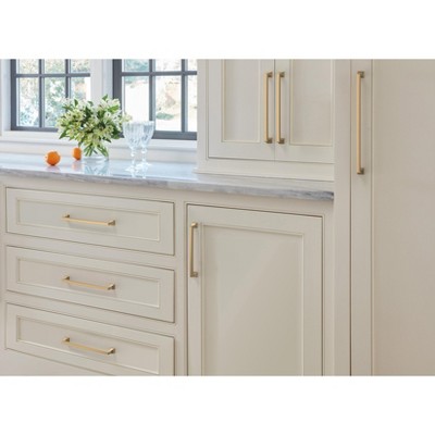 Champagne Bronze 8" Polished Cabinet Bar Pull with Mounting Hardware