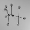 Artcraft Lighting Organic 8 - Light Chandelier in  Black - 4 of 4