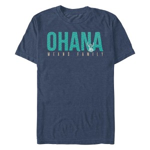 Men's Lilo & Stitch Bold Ohana means Family T-Shirt - 1 of 3