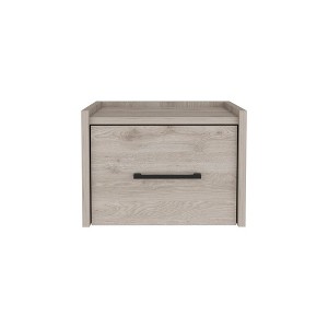 NicBex 13.8 inch Wide Floating Nightstand with 1 Drawer,Wall-Mounted Side Table with Sleek Handle,Bedside Table for Bedroom,Living Room - 1 of 4