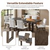 Whisen 7-Piece Dining Table Set with 6 Upholstered Chairs - 4 of 4