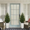 Vitalismo 5ft Artificial Cedar Topiary Trees with Planter for Indoor and Outdoor UV Protection Christmas Trees for Home Decor Set of 2 - 2 of 4