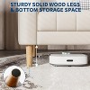 Faux Leather Sofa Couch for Living Room, Modern 3 Seater Sofa Couch with Deep Seats - 3 of 4
