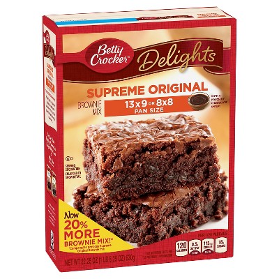 Betty Crocker Supreme Original Brownie Mix - 22.25oz : Target