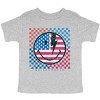 The Juniper Shop SmileyWorld Patriotic Checkered Lightning Toddler Short Sleeve Tee - 2 of 4