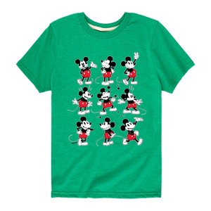 Boys' - Disney - Mickey Poses Grid Short Sleeve Graphic T-Shirt - 1 of 4