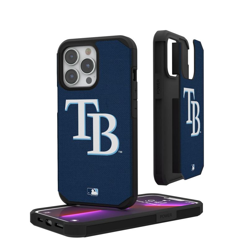 Keyscaper Tampa Bay Rays Solid Rugged Phone Case, 1 of 2