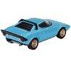Lancia Stratos HF Stradale Azzuro Chiaro Blue Limited Edition to 1800 pieces 1/64 Diecast Model Car by Mini GT - 3 of 4