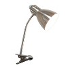 Adjustable Clip Light Desk Lamp Brushed Nickel Finish - Simple Designs: ETL Listed, Iron Shade, On Off Switch - 2 of 4
