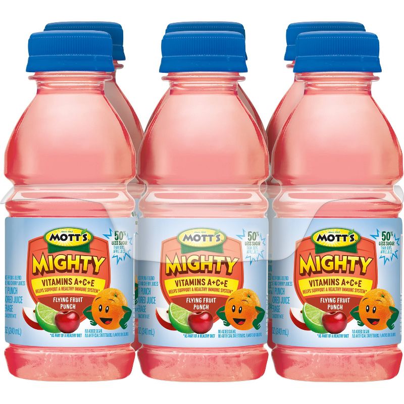 Mott&#39;s Mighty Fruit Punch Juice Drink - 6pk/8 fl oz Bottles, 3 of 9