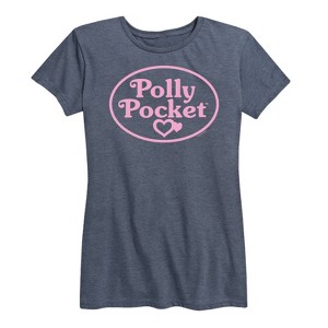 Women's - Polly Pocket - Polly Pocket Pink Logo Short Sleeve Graphic T-Shirt - 1 of 4