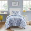 Gulches Full Queen Floral Striped 3 Piece Duvet Cover Set - 4 of 4