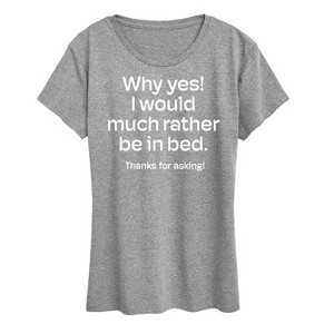 Women's - Instant Message - Winter Short Sleeve Graphic T-Shirt - 1 of 4
