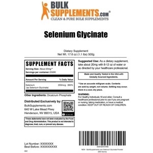 BulkSupplements Selenium Glycinate Powder - 1 of 4