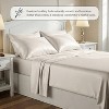 Delara 100% Organic Viscose Derived from Bamboo - Ultra-Soft, Cooling, and Moisture-Wicking, Luxury Flat Bed Sheet for Hot Sleepers - 2 of 4