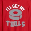 Men's - Instant Message - I'll Get My Tools Long Sleeve Graphic T-Shirt - 2 of 4