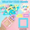 Large Macaron Color Magnetic Blocks Scattered Pieces Changeable Building Blocks With Storage Bag Children's Educational Magnetic - 4 of 4