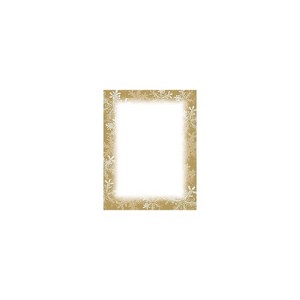 Great Papers Frosted Holiday Wishes Letterhead 8.5"W x 11"L 250/Pack (2011593) - 1 of 1