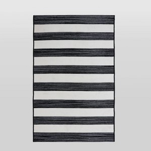 Outdoor Rug Worn Stripe- Threshold™ - 1 of 3