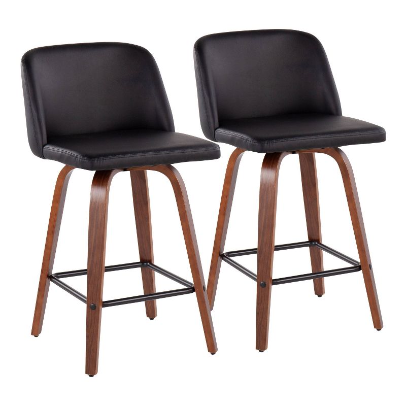 Set of 2 Toriano Square Height Barstools - LumiSource
, 1 of 12