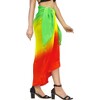 LA LEELA Summer Sarong for Women Long Swimsuit Cover Up Pool Beach Wrap Skirt Sheer Swimwear Bikini Cover-ups Dress One Size Multicolored, Solid - 2 of 4