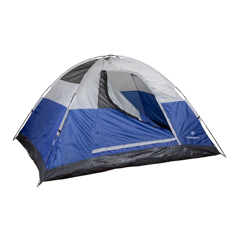 Stansport Pine Creek 4 Person Dome Tent Blue/White, 3 of 10