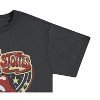 Rolling Stones Ladies Fashion Shirt - Ladies Classic Rolling Stones Clothing - Mick Jagger, Keith Richards, Charlie Watts Tee (Charcoal, Large) - 4 of 4