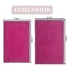 Home Weavers Luxury Collection 100% Cotton Tufted Bathroom Rug Set, Non-Slip Latex Bath Rug Set - 3 of 4
