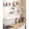 VASAGLE Set of 2 Vintage Floating Wall Shelves - 23.6 InchPerfect for Photos and Decorations - 4 of 4