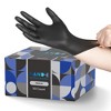 Hand-E Black Nitrile Gloves, Perfect for Cleaning & Cooking - 50 Pack - 2 of 4