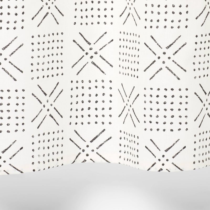 Shapes Shower Curtain White - Threshold&#8482;, 5 of 11