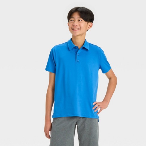 boys blue polo