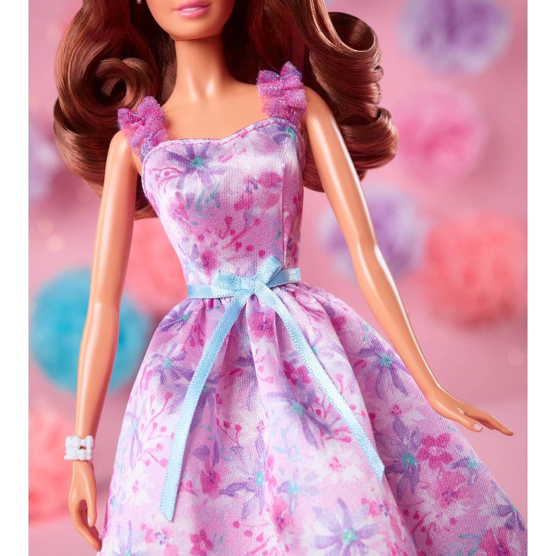 Barbie Signature Birthday Wishes Collectible Doll in Lilac Dress with Giftable Packaging, 5 of 8