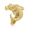 Ross-Simons Italian 18kt Yellow Gold Alligator Ring - 3 of 4