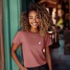 Dalix Ghost Mode Embroidered Lightweight Relaxed Jersey Tee Summer Cute Halloween Womens - 3 of 4