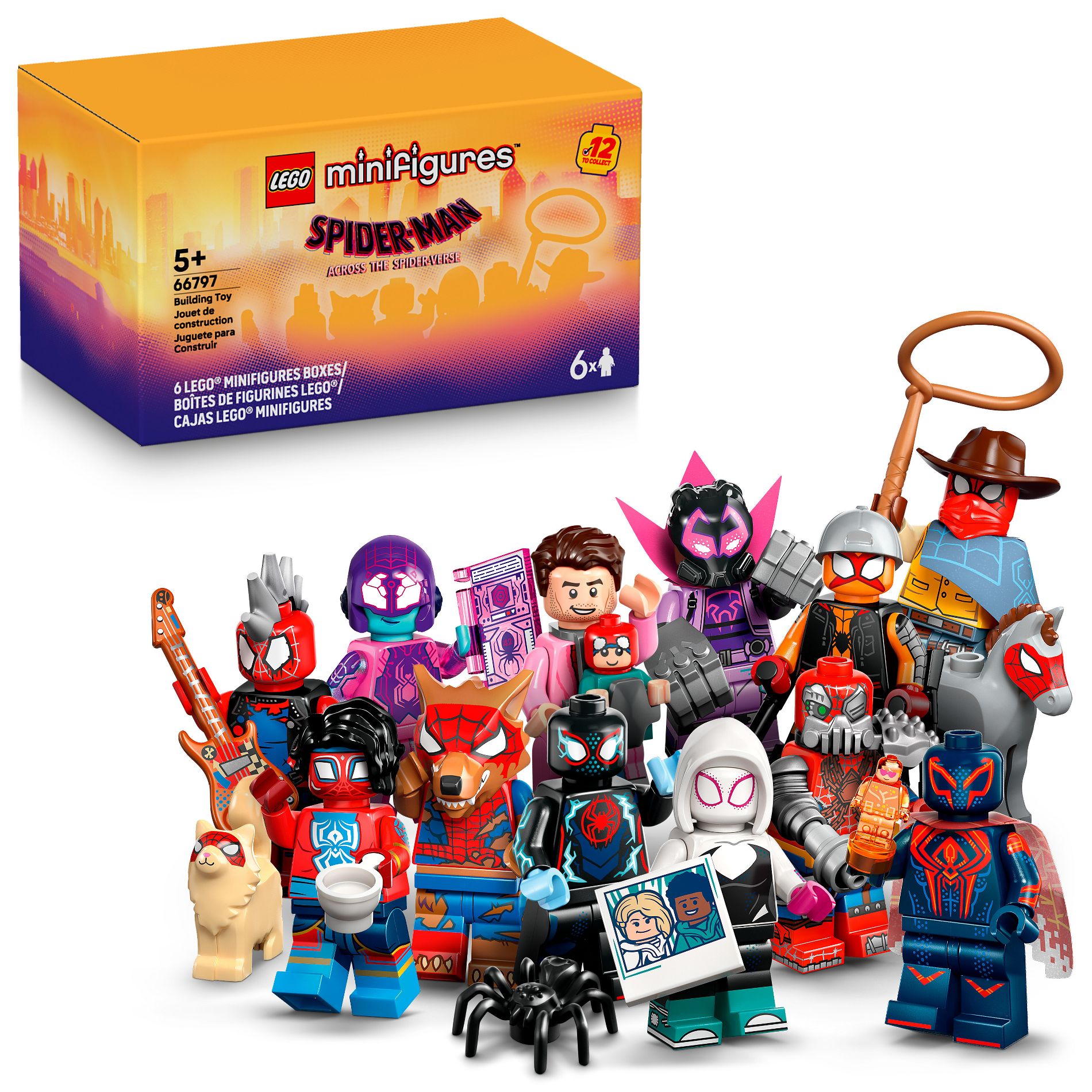LEGO Minifigures Spider-Man: Across the Spider-Verse 6pk 66797