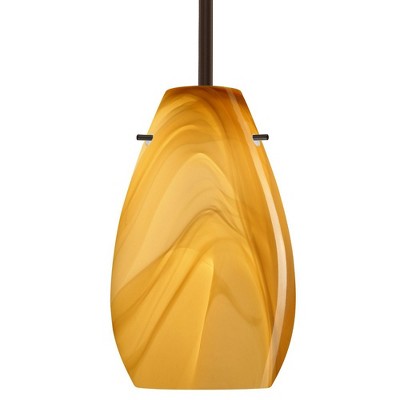 Besa Lighting Pera 9 1 - Light Pendant in  Bronze