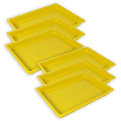 Romanoff Medium Creativitray®, Yellow, Pack of 6