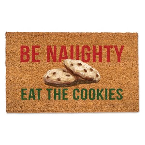 Creative Products Be Naughty Eat the Cookies 30 x 18 Door Mat - 1 of 1