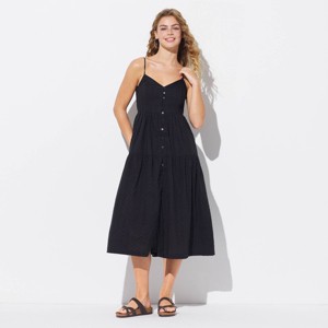 Women's Button-Front Tiered A-Line Dress - Wild Fable : Target