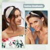 Unique Bargains Women's Color Block Satin Wide Headband 1.97" Width 1 Pc - 2 of 4
