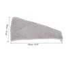 Unique Bargains Double Layer Hair Towel 1 Pc - 2 of 4
