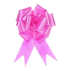 Unique Bargains Christmas Wedding Car Basket Gift Wrapping Large Pull Bow 15 Pcs - 1 of 4