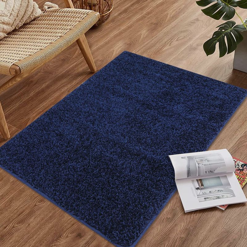 Solid Shaggy Rug Modern Indoor Carpet Fluffy Plush Rug Shag Area Rug Home Decor, 1 of 9