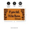 28" x 16" Nature Coir Mat, If You Fall - 3 of 4