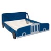 ALEXOUN Car-Shaped Bed with Wheels,Kids Bed with Headboard & Footboard,Wood Platform Bed Frame,for Kids Boys Girls - 4 of 4