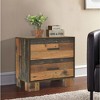 Coaster,Sidney 2-drawer Nightstand Rustic Pine - 2 of 4