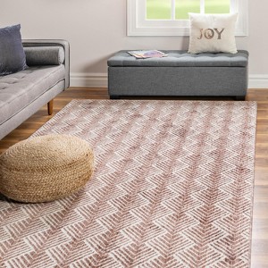 Unique Loom Eco Trellis Native Trellis Indoor Woven Area Rug - 1 of 4