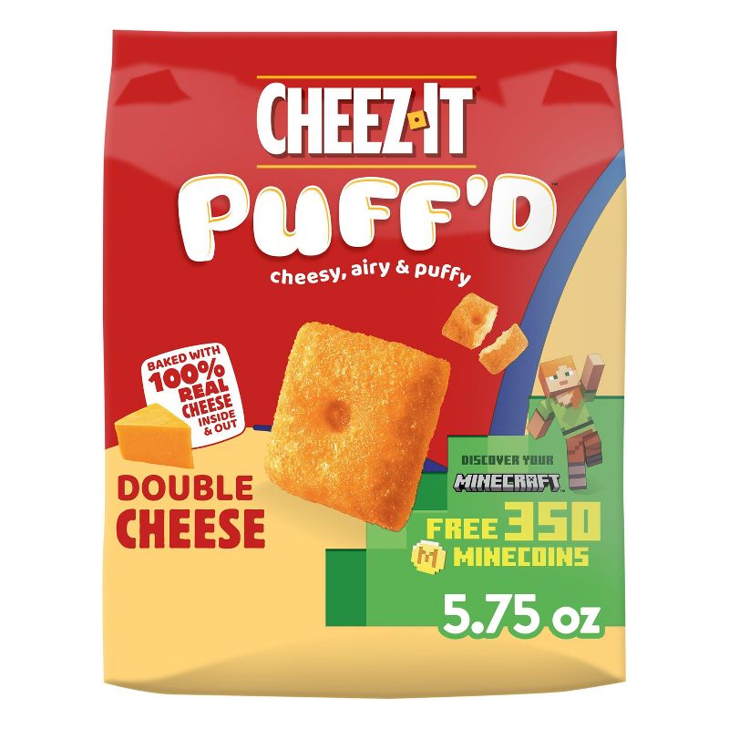 Cheez-It Puff&#39;d Double Cheese Crackers - 5.75oz, 1 of 7